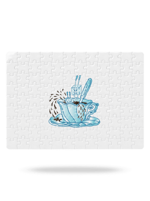 Cukroholik puzzle White