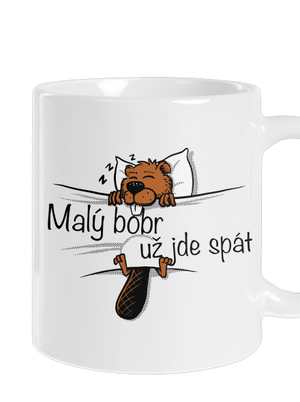 Malý bobr klasický hrnek White