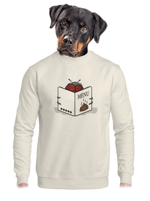 unisex mikina bez kapuce