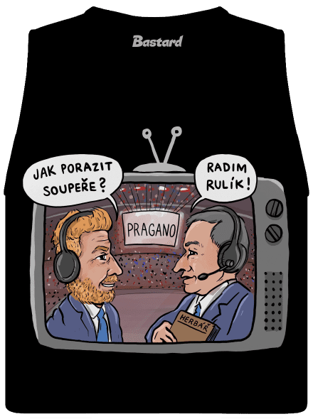 Radim rulík dámské tílko volné Black