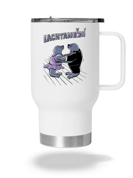 Lachtaneční termohrnek White