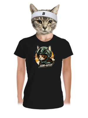 Kami-Katze dámské sportovní tričko Black