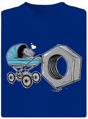 Správná matka pánské sportovní tričko Royal Blue Mal