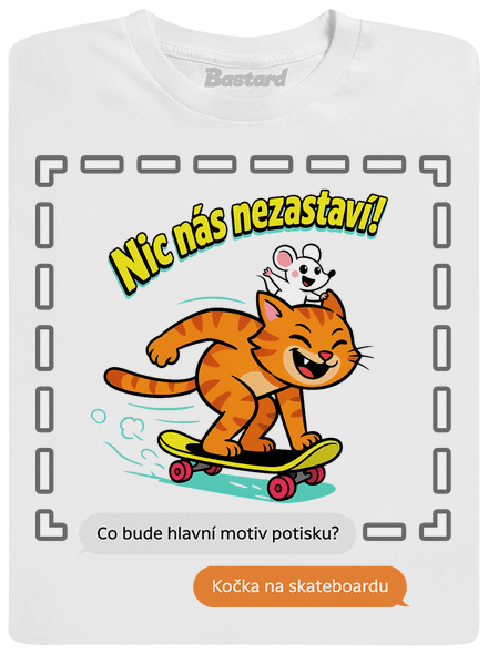 Vlastní AI obrázek dětské tričko White