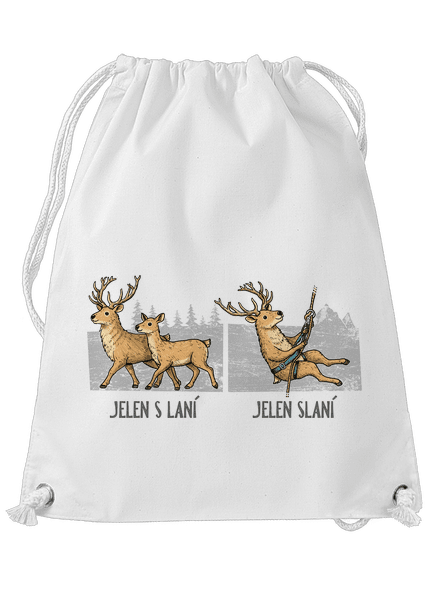 Jelen s laní vak White