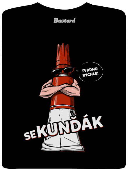 Sekunďák pánské tričko Black