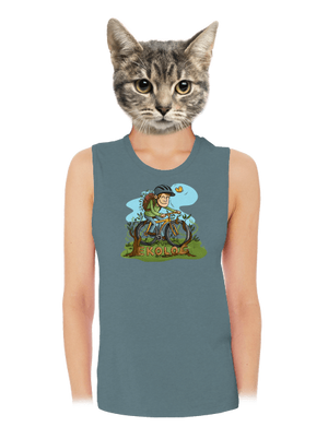 Ekolog dámské tílko volné Heather Deep Teal