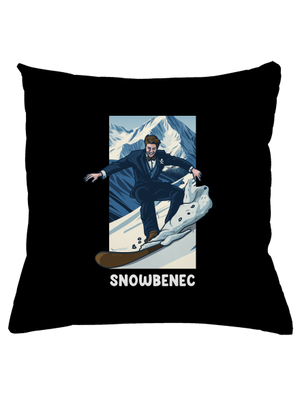 Snowbenec a snowbenka polštář Black