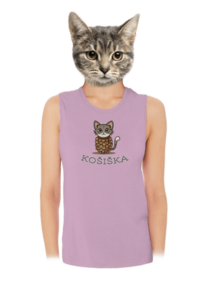 Košiška dámské tílko volné Lilac