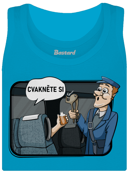 Cvakněte si dámské tílko klasické Blue Atol