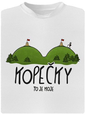 Kopečky pánské sportovní tričko White