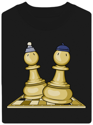 Šach a Mat unisex mikina bez kapuce Black