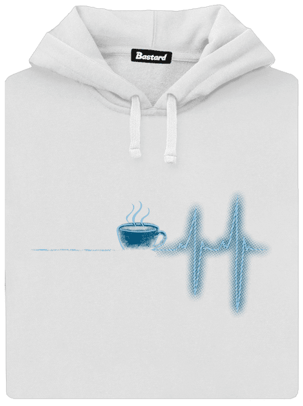 Coffee help dámská mikina klokanka White