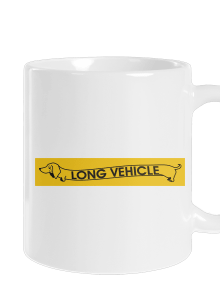 Long vehicle klasický hrnek White