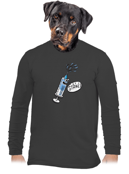 Stříkej pánské dlouhý rukáv Dark Grey