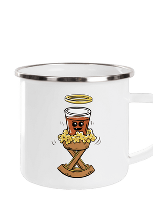 Panáček v jesličkách plecháček White