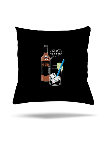 Rum a Cola polštář Black