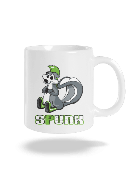 Spunk klasický hrnek White