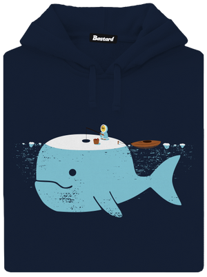 Rybaření  pánská mikina klokanka Navy