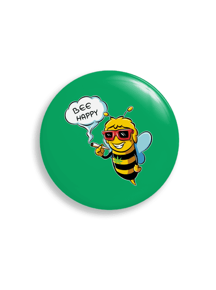 Bee happy placka uni