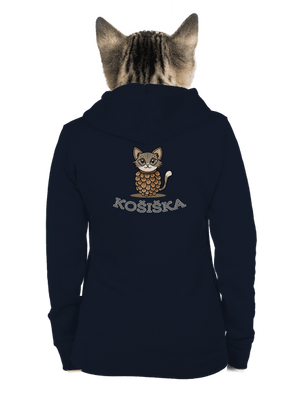 Košiška dámská mikina na zip Navy Mal