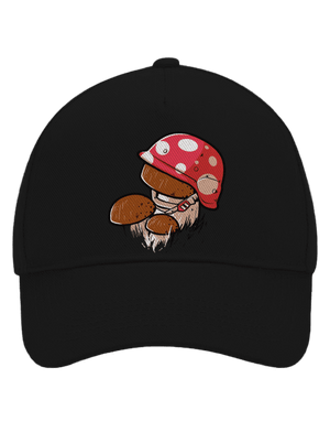 Hřib kšiltovka baseballka Black