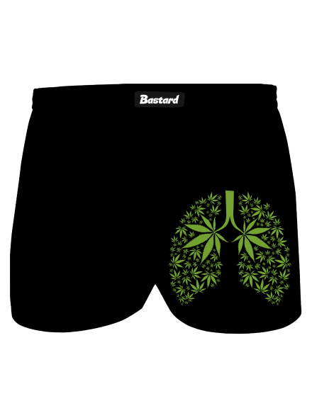 Ganja plíce pánské trenky Black
