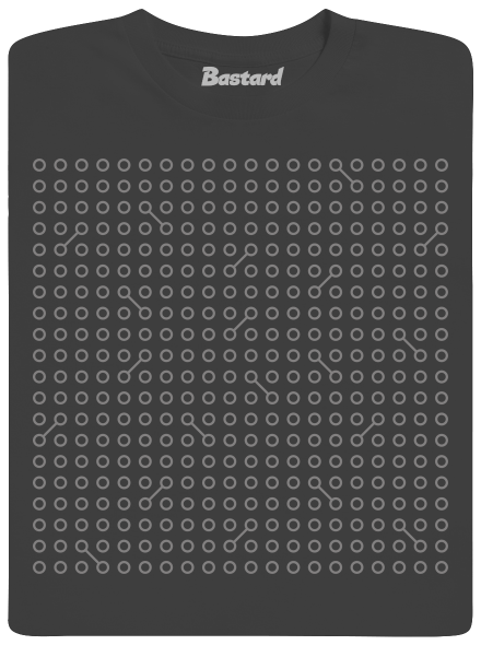 NYX 20 let pánské tričko Dark Grey
