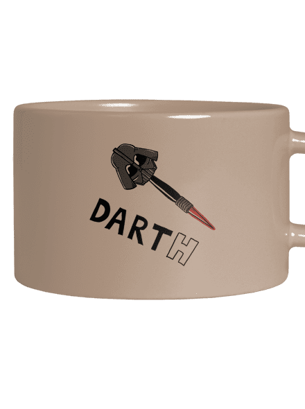Dart(h) hrnek makronka Brown Macaron