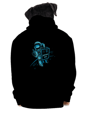 Zaměstnanec měsíce pánská mikina na zip Black