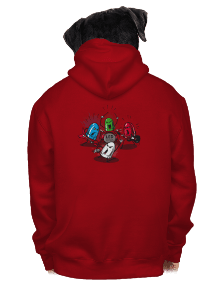 Led Zeppelin pánská mikina na zip Red