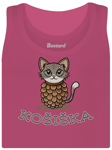 Košiška dámské tílko klasické Magenta