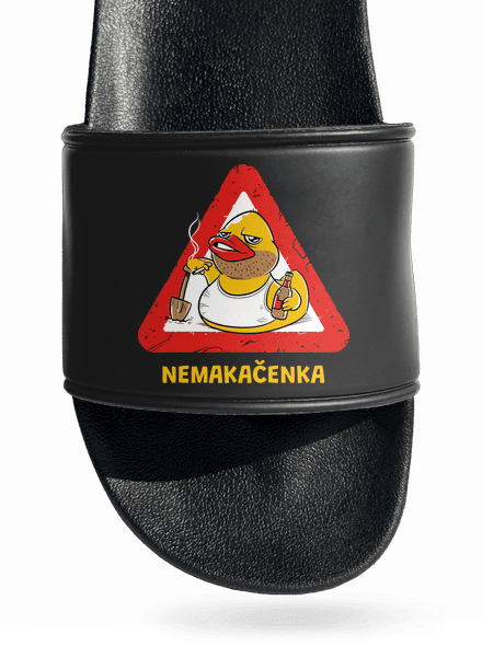 Nemakačenka pantofle Black