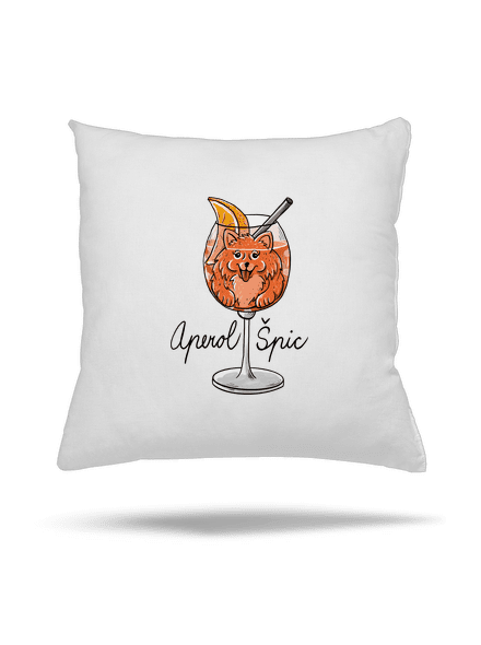 Aperol Špic polštář White