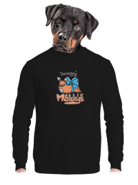 unisex mikina bez kapuce