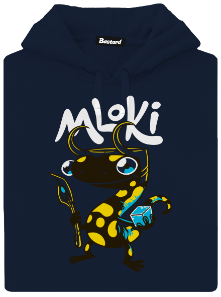 mLoki pánská mikina klokanka Navy