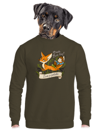 unisex mikina bez kapuce