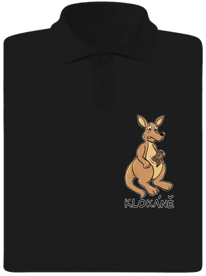 Klokáně pánská polokošile Black