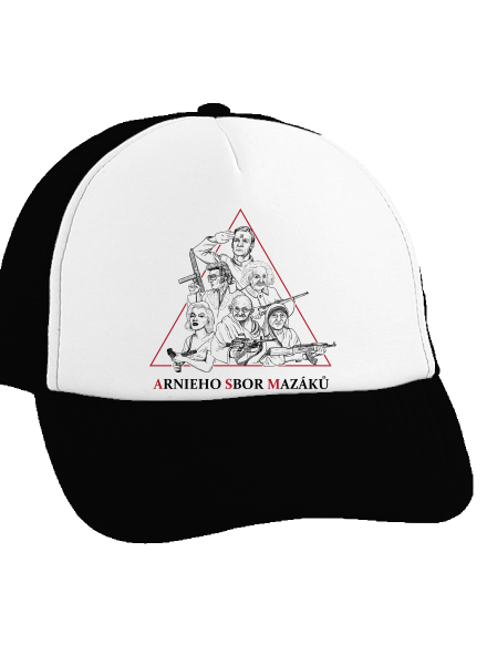 Arnieho sbor mazáků  kšiltovka truckerka Black cap