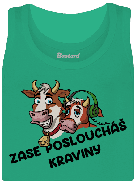 Posloucháš kraviny dámské tílko klasické Mint Mal