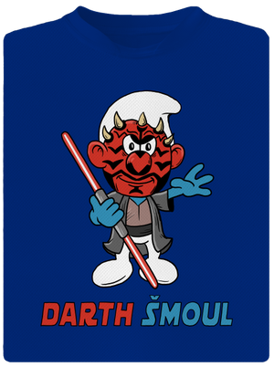 Darth Šmoul pánské sportovní tričko Royal Blue Mal