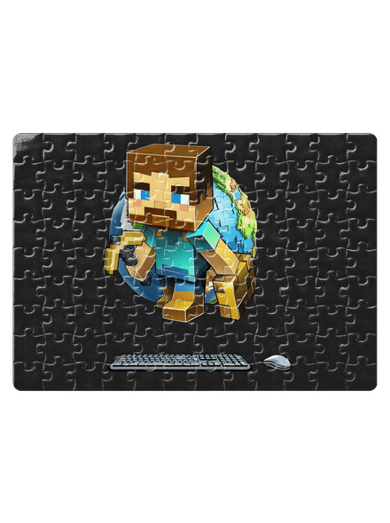 B17: Minecraft puzzle White