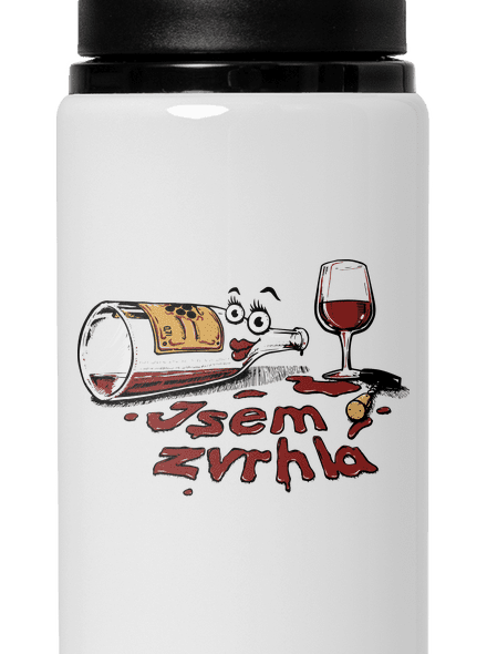 Zvrhlá lahev na vodu White