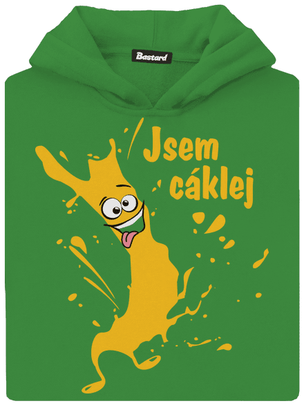 Cáklej dětská mikina klokanka Kelly Green AWD