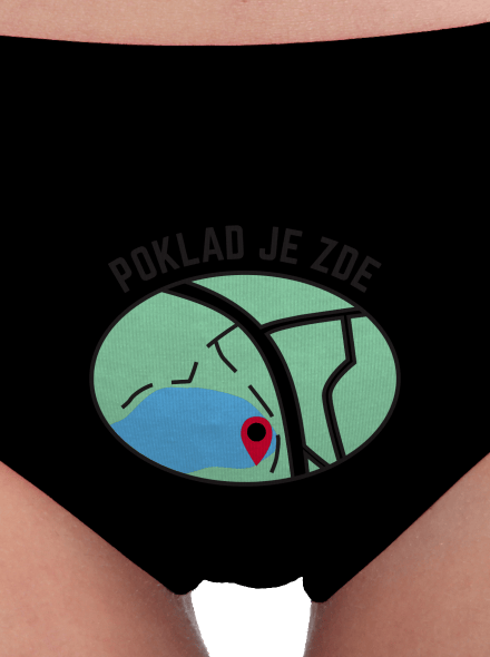 Poklad dámské kalhotky Black