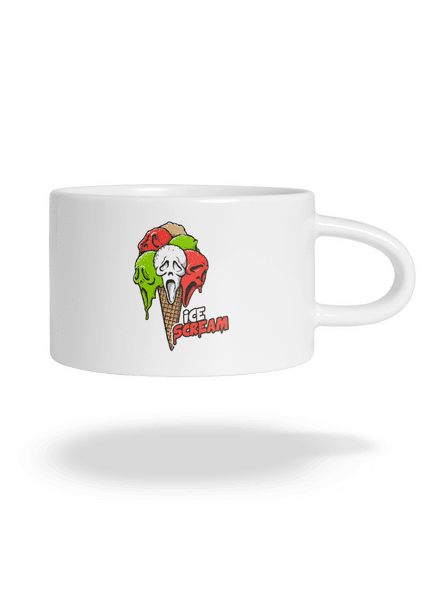 Ice Scream hrnek makronka White