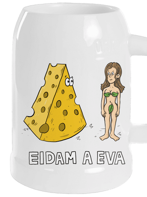 Eidam a Eva půllitr White