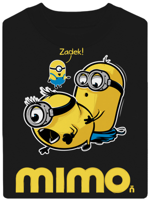 Mimo unisex mikina bez kapuce Black