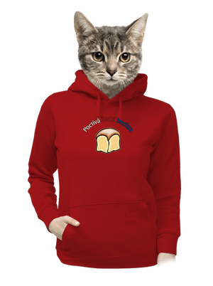 Poctivá buchta a klobása dámská mikina klokanka Red Mal