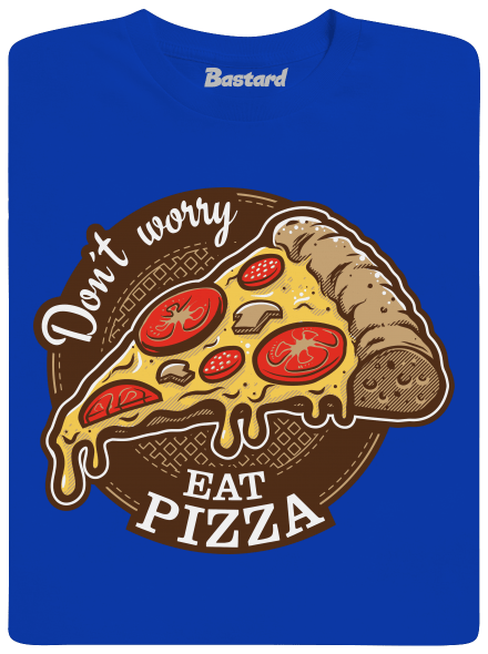 Pizza pánské dlouhý rukáv Royal Blue